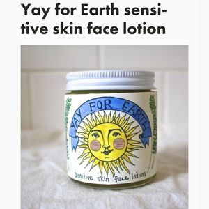 Yay For Earth’s sensitive face lotion